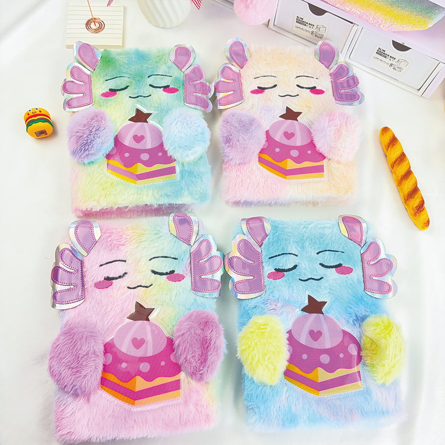 A5 Cute Monster Diary Plush Notebook